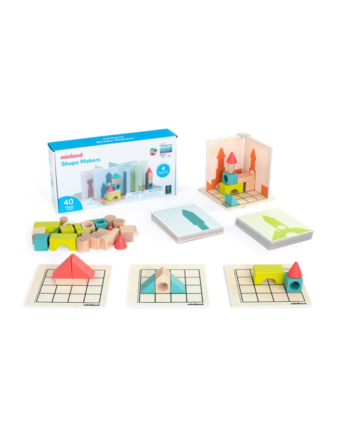MINILAND ΠΑΙΧΝΙΔΙ ΚΑΤΑΣΚΕΥΩΝ SHAPE MAKERS