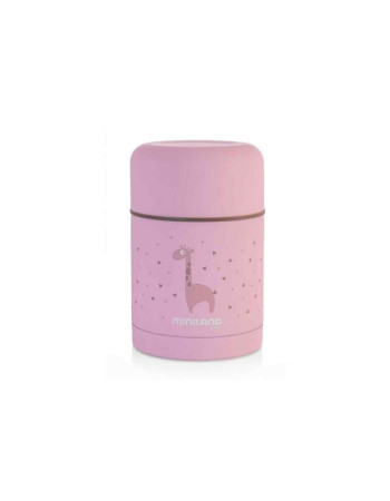 SILKY FOOD THERMOS PINK 600ML