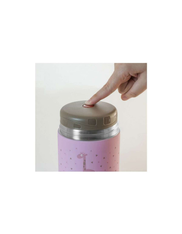 SILKY FOOD THERMOS PINK 600ML