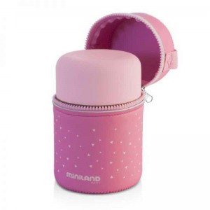 SILKY FOOD THERMOS PINK 600ML