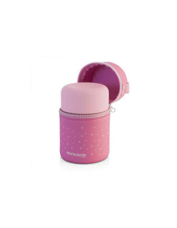 SILKY FOOD THERMOS PINK 600ML