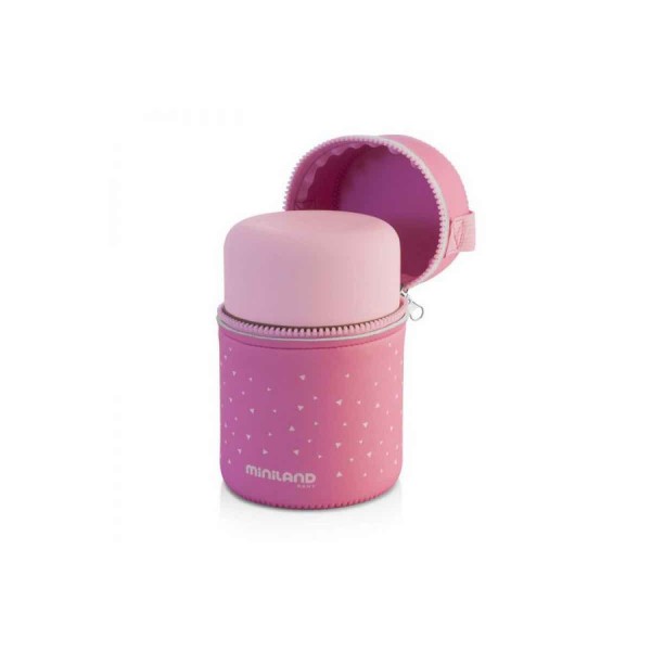 SILKY FOOD THERMOS PINK 600ML