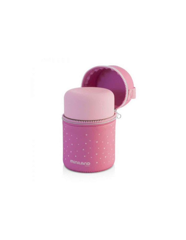 SILKY FOOD THERMOS PINK 600ML
