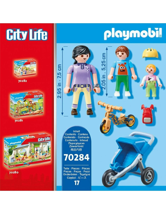 Playmobil City Life Mother with Children για 4+ ετών