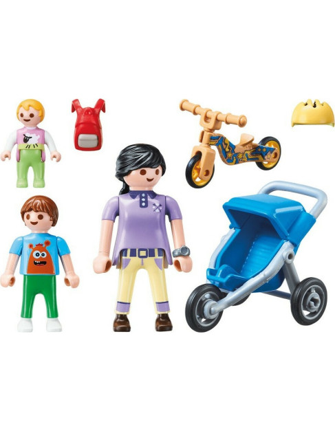 Playmobil City Life Mother with Children για 4+ ετών