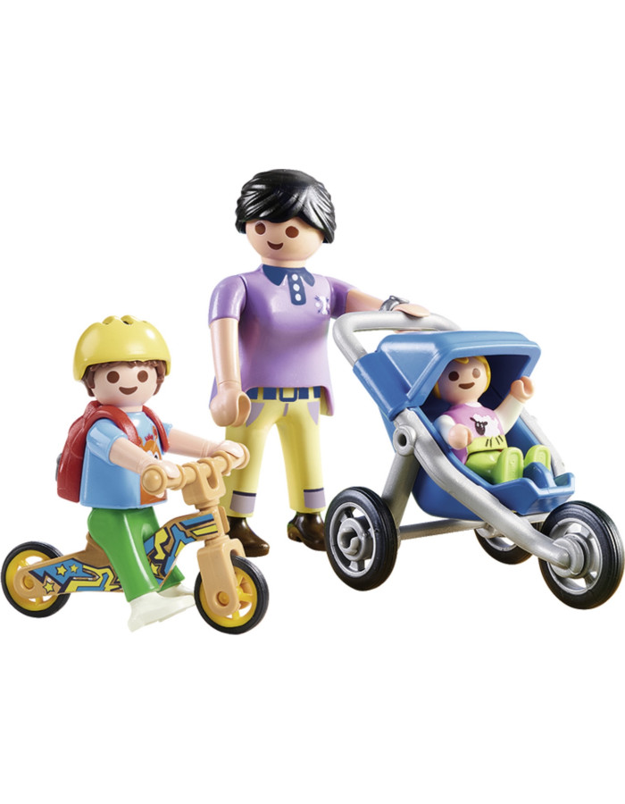 Playmobil City Life Mother with Children για 4+ ετών
