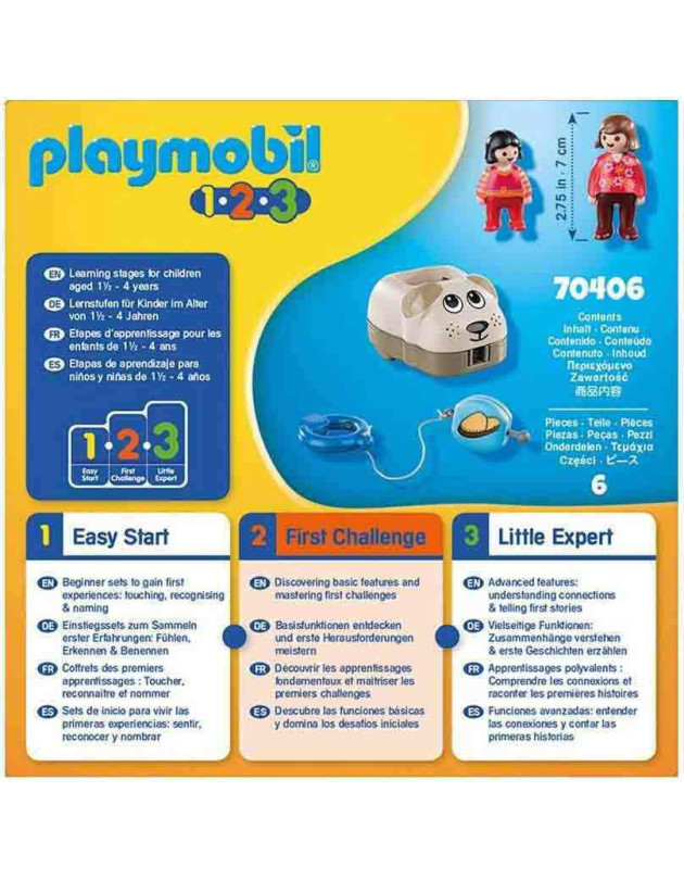 Playmobil 123 Dog Train Car για 1.5+ ετών Playmobil 123 Dog Train Car για 1.5+ ετών