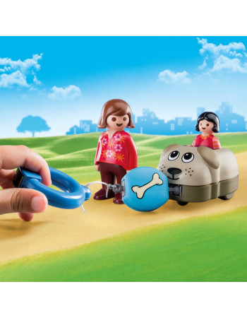 Playmobil 123 Dog Train Car για 1.5+ ετών Playmobil 123 Dog Train Car για 1.5+ ετών
