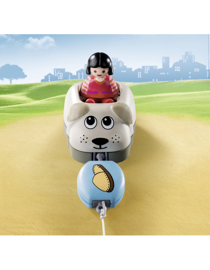 Playmobil 123 Dog Train Car για 1.5+ ετών Playmobil 123 Dog Train Car για 1.5+ ετών