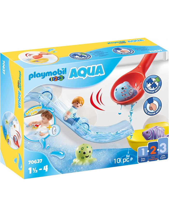 Aqua Water Slide Παίζοντας Με Τα Ζωάκια Της Θάλασσας
