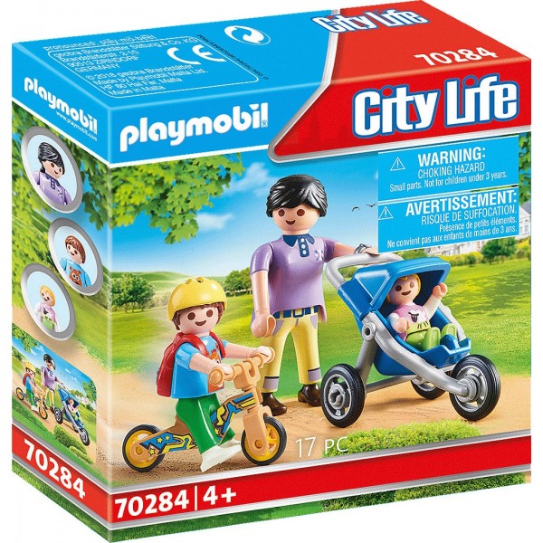 Μαμά και παιδάκια Playmobil  για 4+ ετών