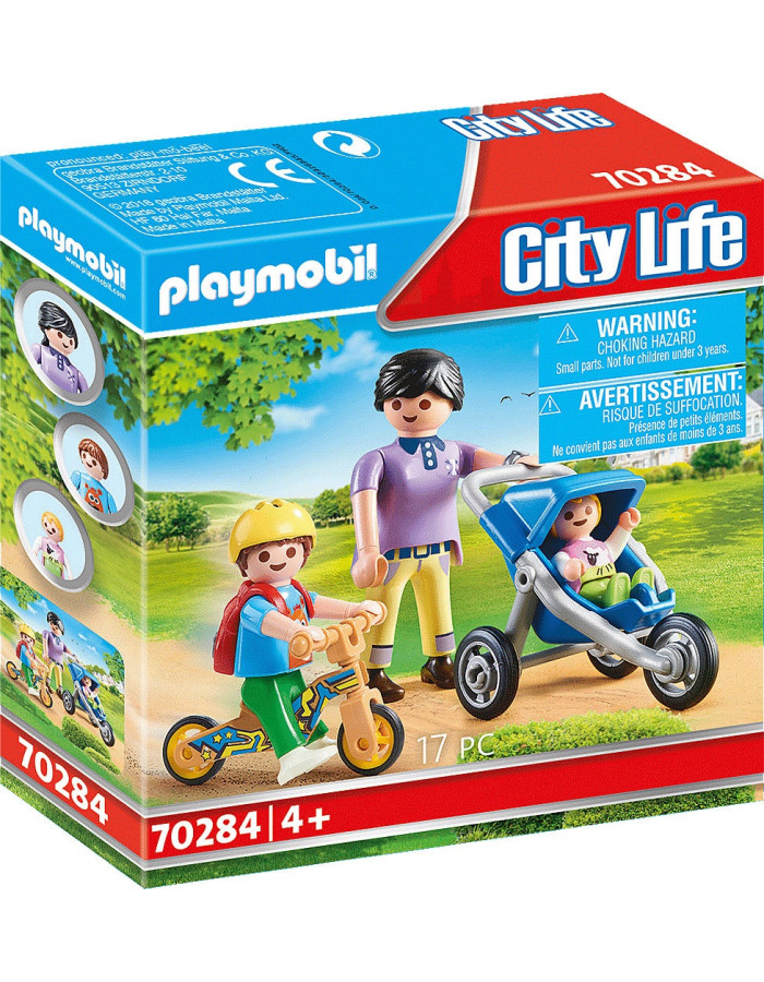 Playmobil City Life Mother with Children για 4+ ετών