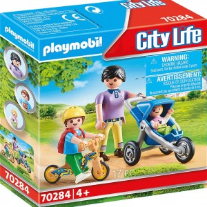 Μαμά και παιδάκια Playmobil  για 4+ ετών
