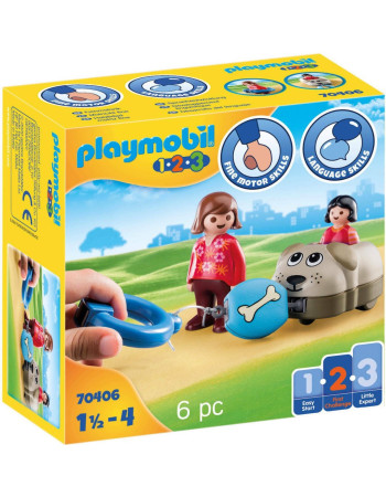 Playmobil 123 Dog Train Car για 1.5+ ετών