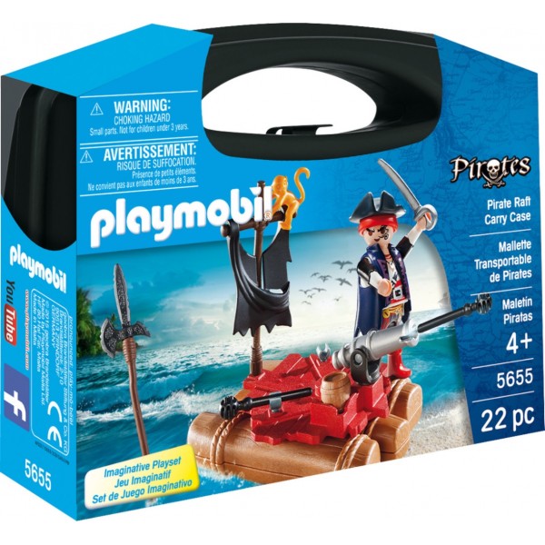 Playmobil Pirates Βαλιτσάκι: Πειρατής Σχεδία για 4+ ετών