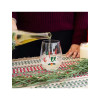 Pearhead Glass for White and Red Wine made of Glass Goblet Pearhead Glass for White and Red Wine made of Glass Goblet