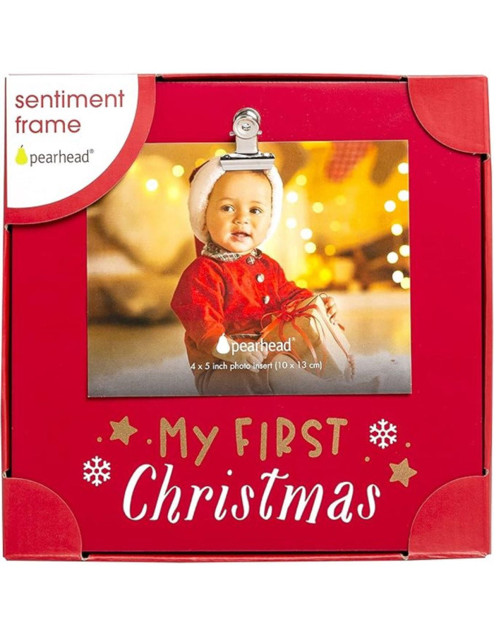 Pearhead: Χριστουγεννιάτικη κορνίζα My First Christmas