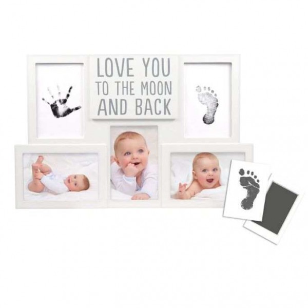 Pearhead: Κορνίζα με αποτυπώματα και φωτογραφίες του μωρού σας Love you to the moon and back