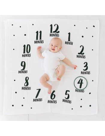Pearhead Baby Photography Blanket Watch Me Grow for Girl