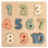Wooden Kids Pegged Puzzle 10+pcs Pearhead