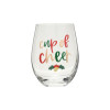 Pearhead Glass for White and Red Wine made of Glass Goblet Pearhead Glass for White and Red Wine made of Glass Goblet