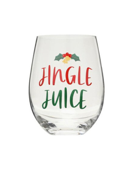 Pearhead Glass for White and Red Wine made of Glass Goblet