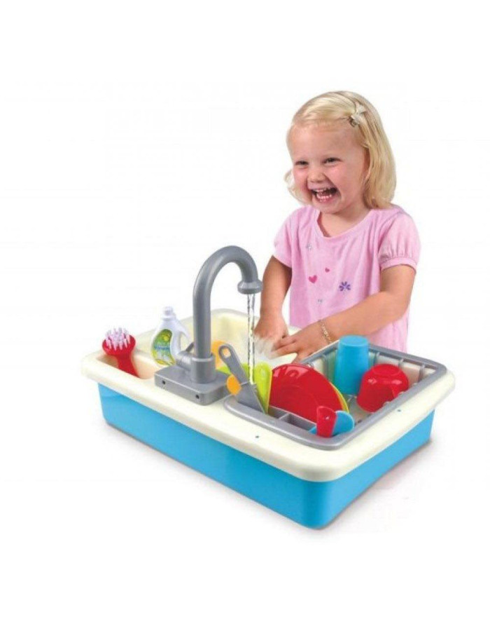 Playgo Plastic Kids Cooking Tools Νεροχύτης με Βρύση & Κουζινικά for 3+ years 20pcs