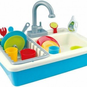 Playgo Plastic Kids Cooking Tools Νεροχύτης με Βρύση & Κουζινικά for 3+ years 20pcs