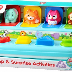 Playgo Baby Toy Animals Pop Up & Surprise for 12++ Months