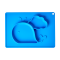 Πιάτο σιλικόνης με χωρίσματα “Φάλαινα” (μπλε)