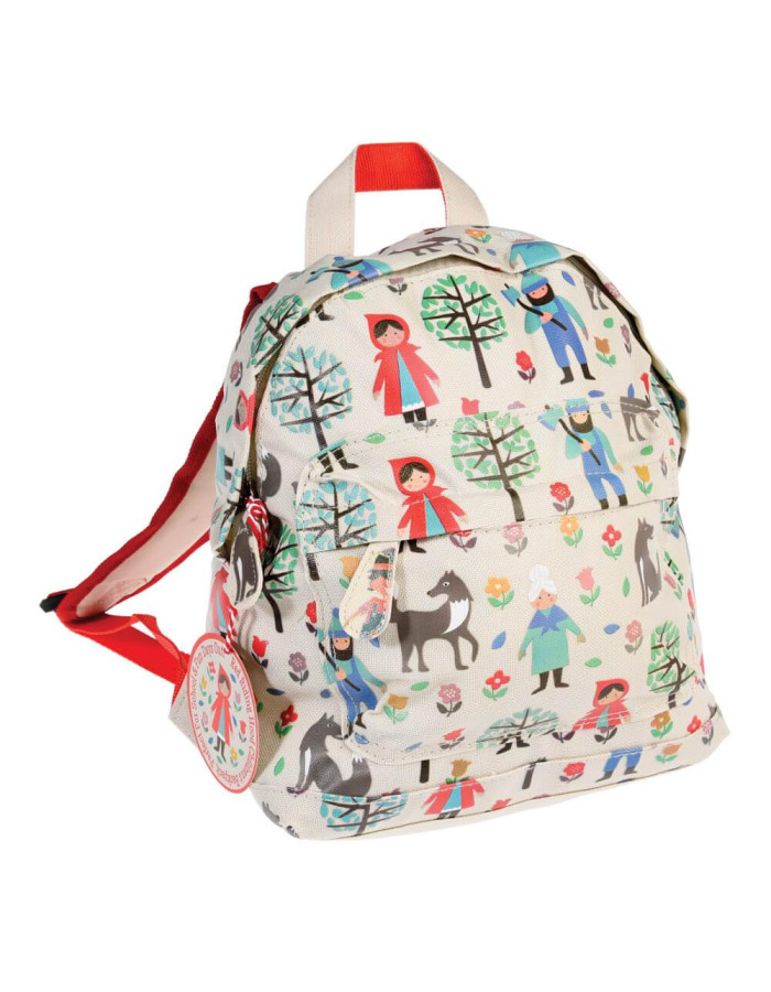 SMALL BACKPACK 21X10X25 CM. LITTLE RED RIDING HOOD