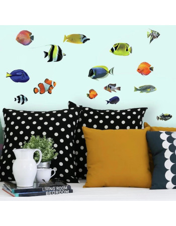 RoomMates. Wall decals "Tropical Fishes"