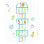 RoomMates Decor Kids Wall Sticker Κουτσό 15.3x126cm 14pcs