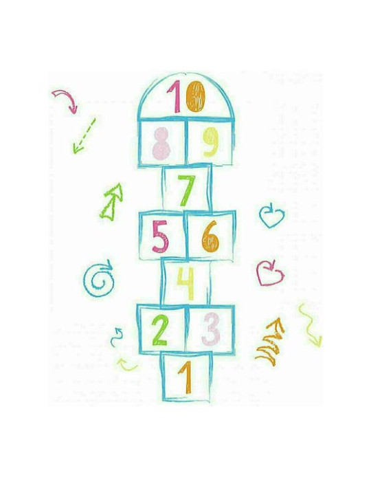RoomMates Decor Kids Wall Sticker Κουτσό 15.3x126cm 14pcs