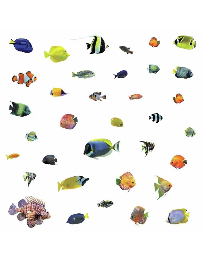 RoomMates. Wall decals Tropical Fishes