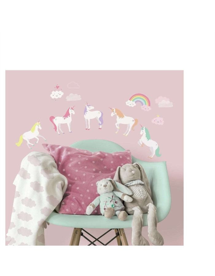 RoomMates Decor Kids Wall Sticker Unicorn Magic 23pcs