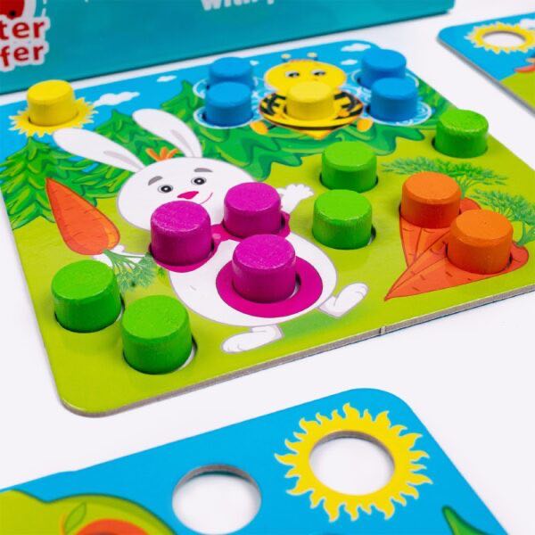 Ξύλινο μωσαϊκό Φάρμα με πουγκί Ξύλινο μωσαϊκό Φάρμα με πουγκί