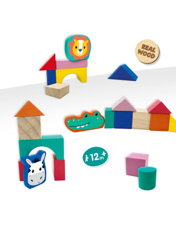 Ses Creative Blocks Wooden for 1+ Year 52pcs