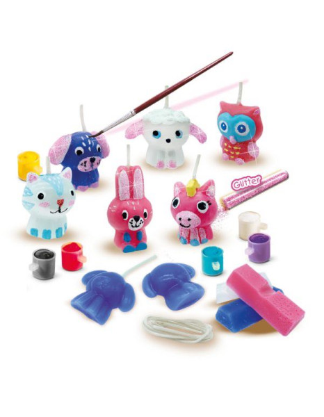 CREATE GLITTER WAND ANIMALS