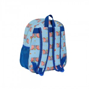Safta Dumbo 3D School Bag Backpack Kindergarten in Light Blue color