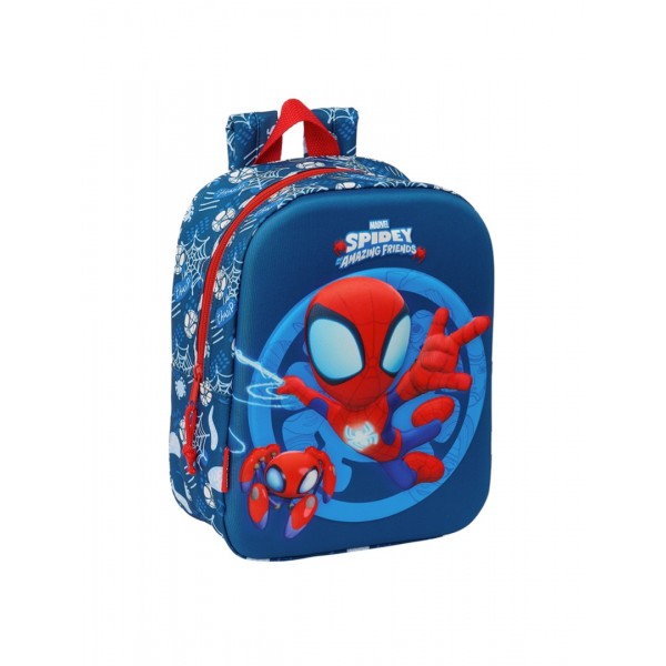 Safta: Mini Tσάντα πλάτης παιδικού 3D Spidey