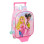 Safta: Παιδική Τσάντα Νηπιαγωγείου Barbie "Painterly"- Τρόλεϊ & Σακίδιο 2 σε 1