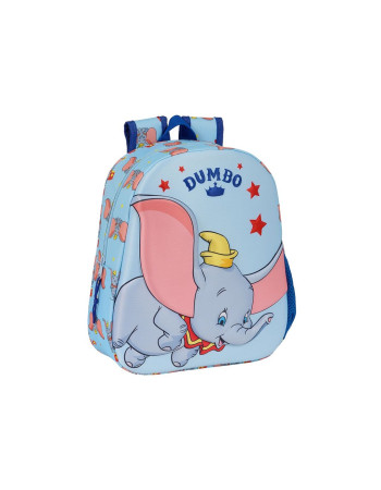 Safta Dumbo 3D School Bag Backpack Kindergarten in Light Blue color