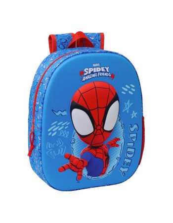 Safta School Bag Backpack Kindergarten Blue spinderman