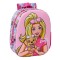 Barbie School Bag Pink Fuchsia 22 X 27 X 10 Cm 3D