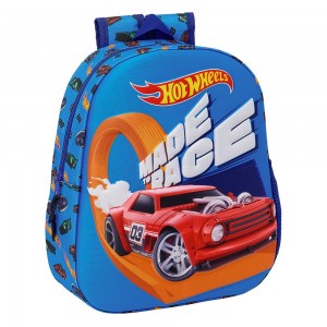 Safta: Tσάντα πλάτης παιδικού 3D Hot Wheels