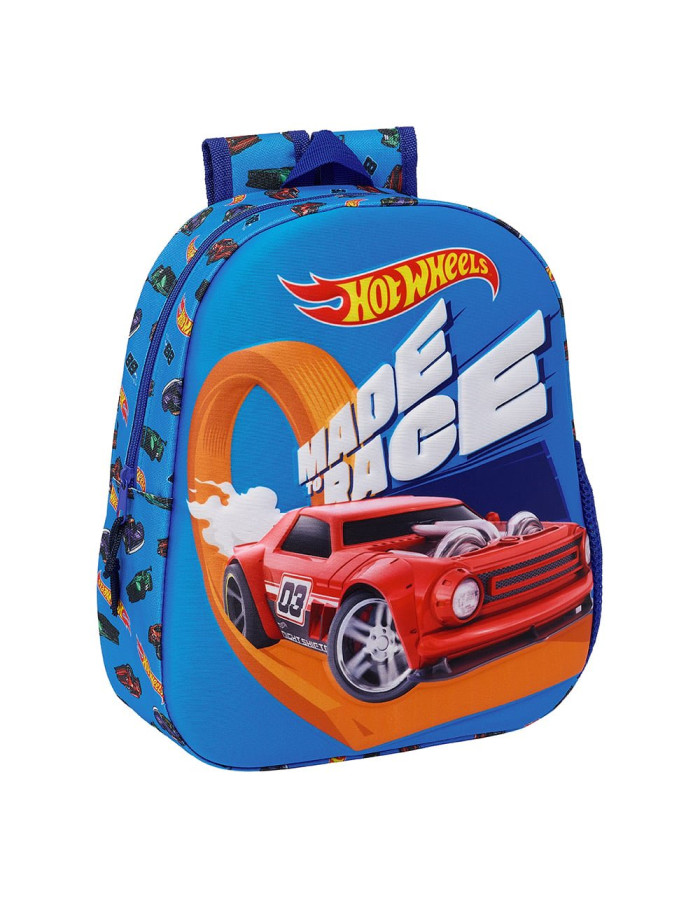 Safta: Tσάντα πλάτης παιδικού 3D Hot Wheels