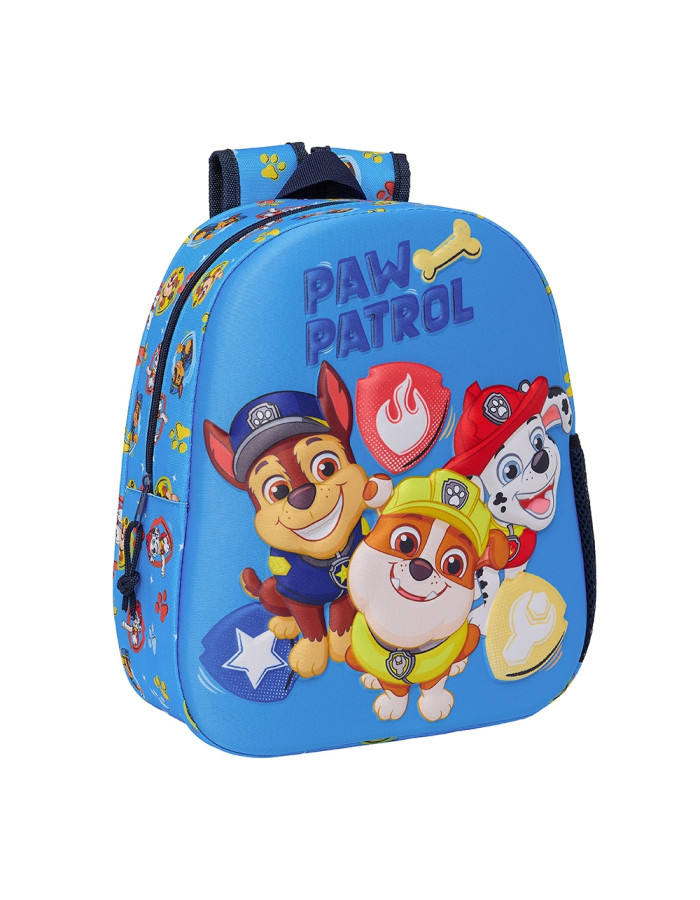 Child Bag Paw Patrol Blue 27 X 33 X 10 Cm 3d