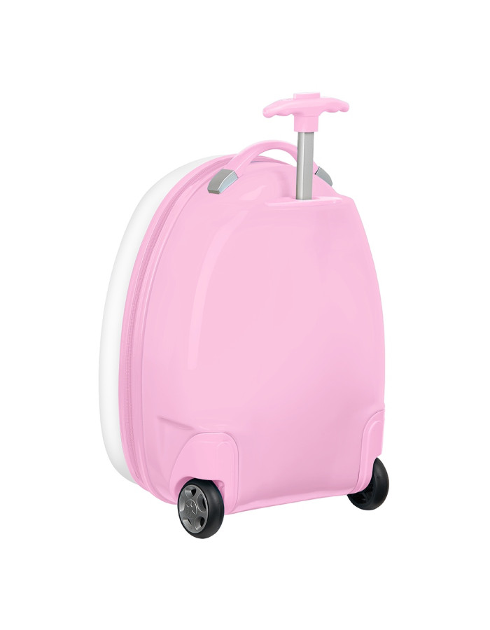 Peppa Pig Childrens Cabin Travel Suitcase Pink with 4 Wheels Height 43cm