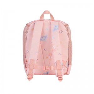 Saro School Bag Backpack Elementary, Elementary Beige with Water Bottle Holder